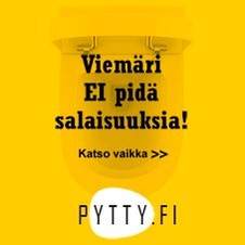Viemäri ei pidä salaisuuksia, pytty.fi.
